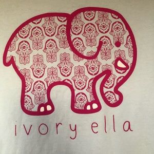 Light Blue and Hot Pink Ivory Ella Long Sleeve